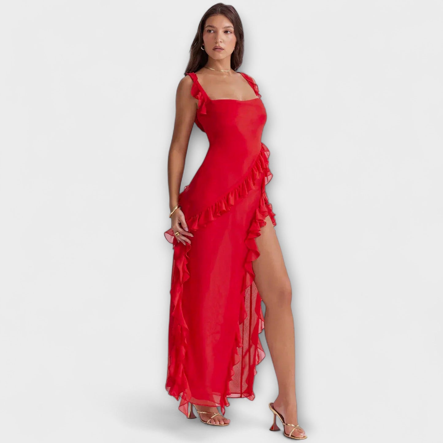 Lara - Chic Maxi Dress with Slit