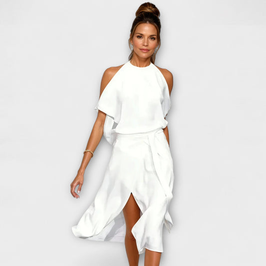 Madonna - Stylish Off-Shoulder Elegant Dress