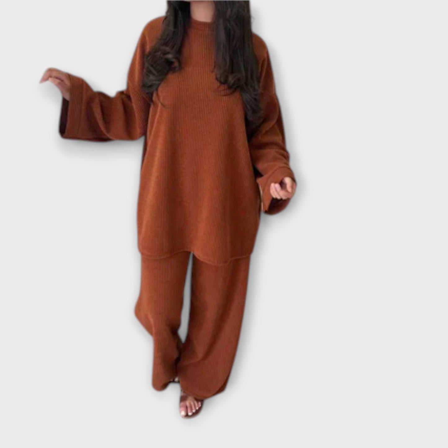 Ingrid Oversized Ribbed Set
