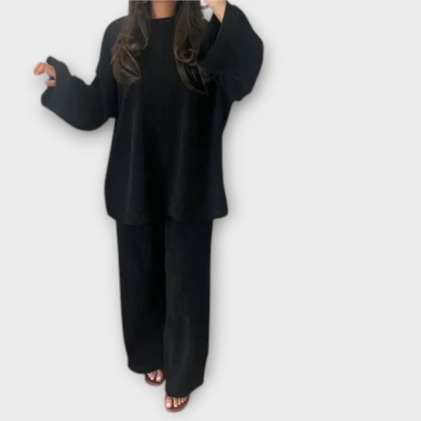 Ingrid Oversized Ribbed Set