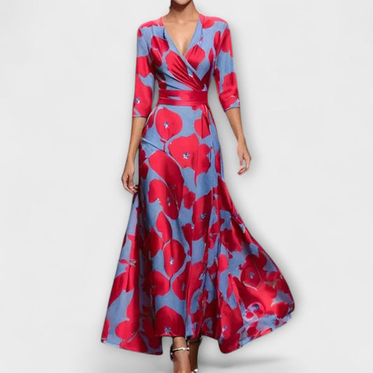 Alma - Women's Dress with Elegant Sleeve Design