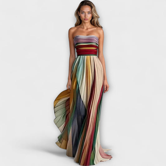 Flora - Long Dress Crafted from High-Quality Fabric
