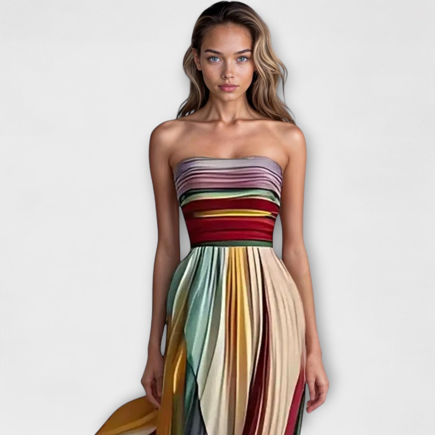Flora - Long Dress Crafted from High-Quality Fabric
