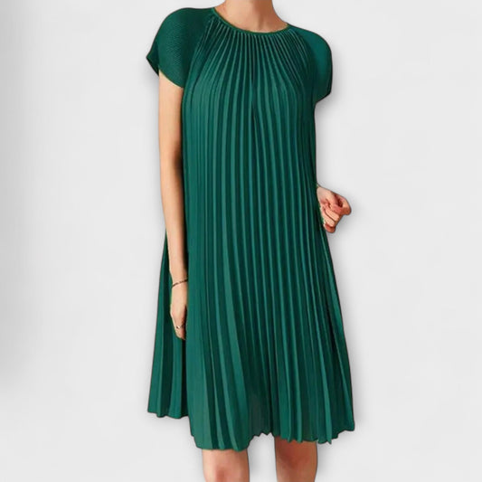 Chic Pleated Dress
