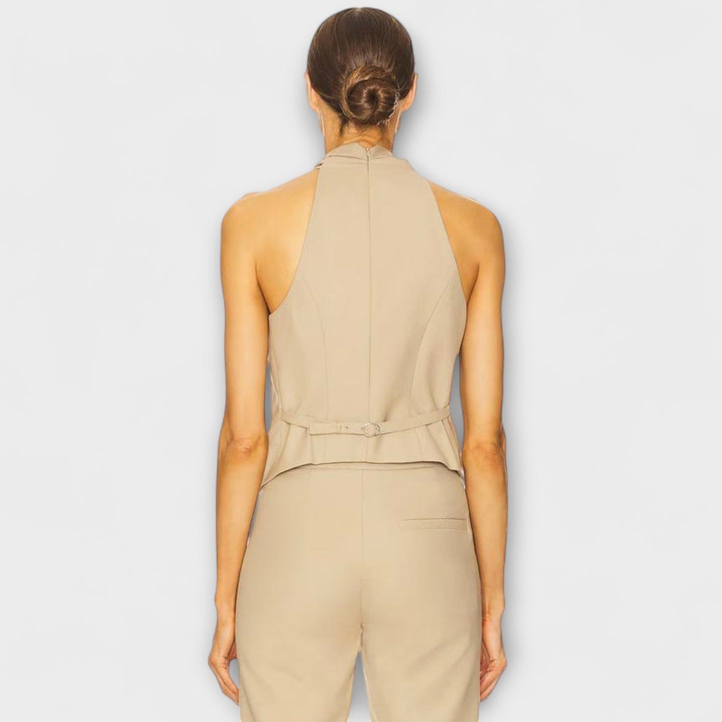 June - Crisscross Halter Neck Tank