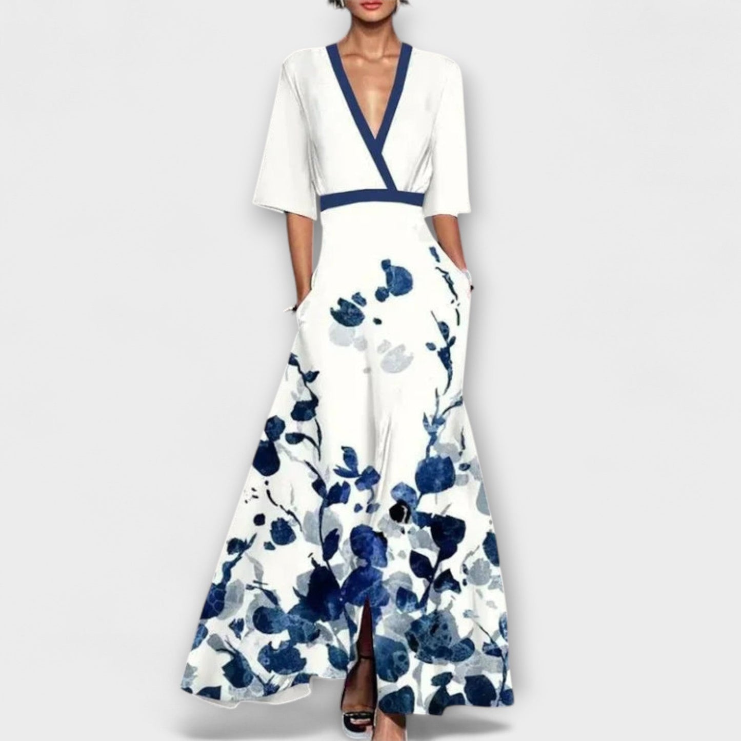 Alma - Women's Dress with Elegant Sleeve Design